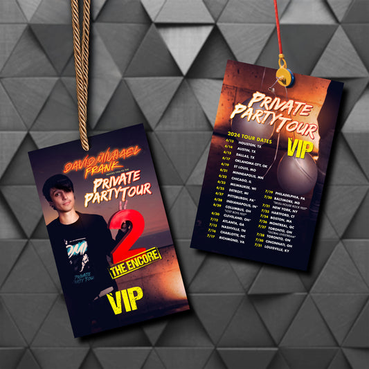 Private Party Tour #2 VIP TOUR LAMINATE (Signed)