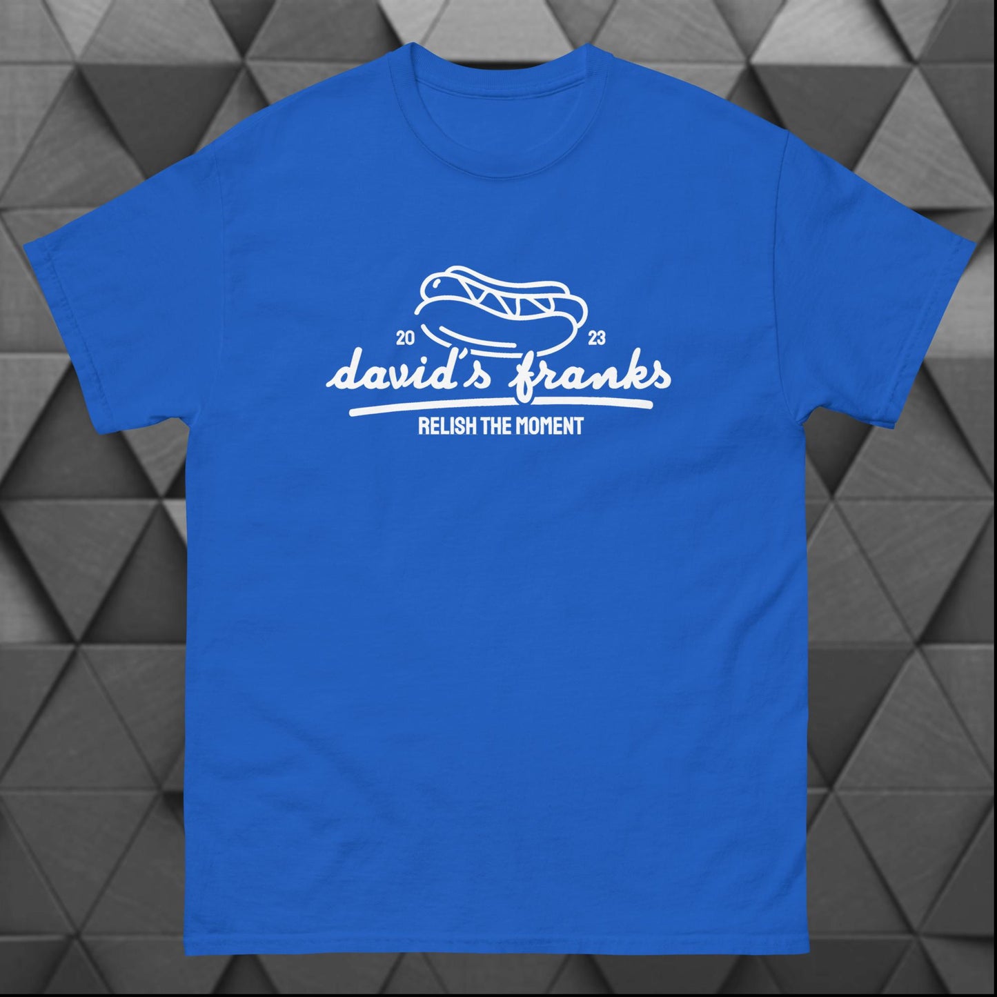 Camiseta de perritos calientes de David's Franks